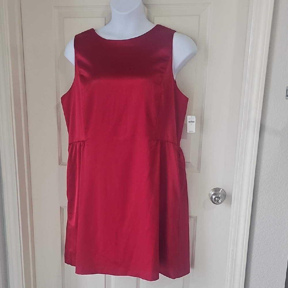 GAP Women's Formal Red Sleeveless Dress